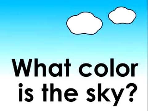 what colour is the sky song